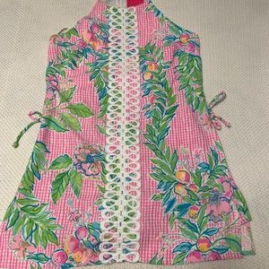 Lilly Pulitzer Pearl Romper Size 10